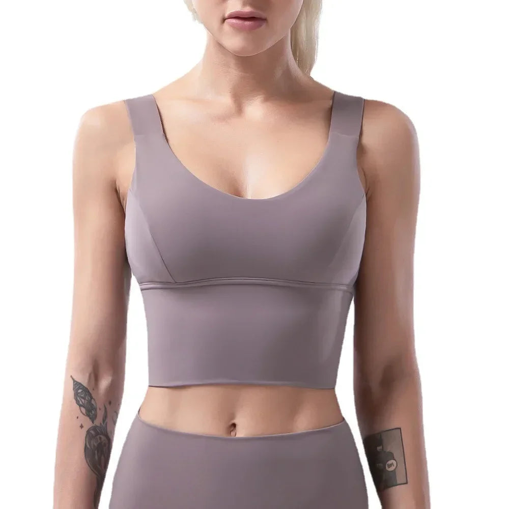 Naked-Feel Yoga Set Yoga Leggings Set Women Fitness Suit - GilloServ