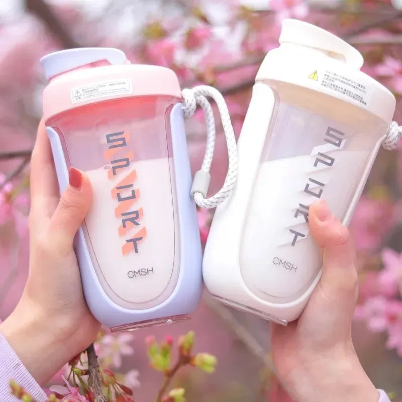 550ml Kawaii Plastic Tritan Shaker Water Bottle - GilloServ