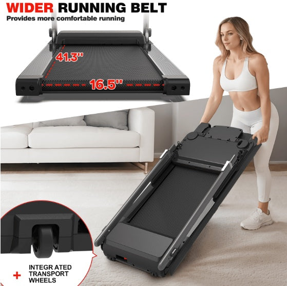 Treadmill With Tabletop Workstation And Adjustable Height - GilloServ