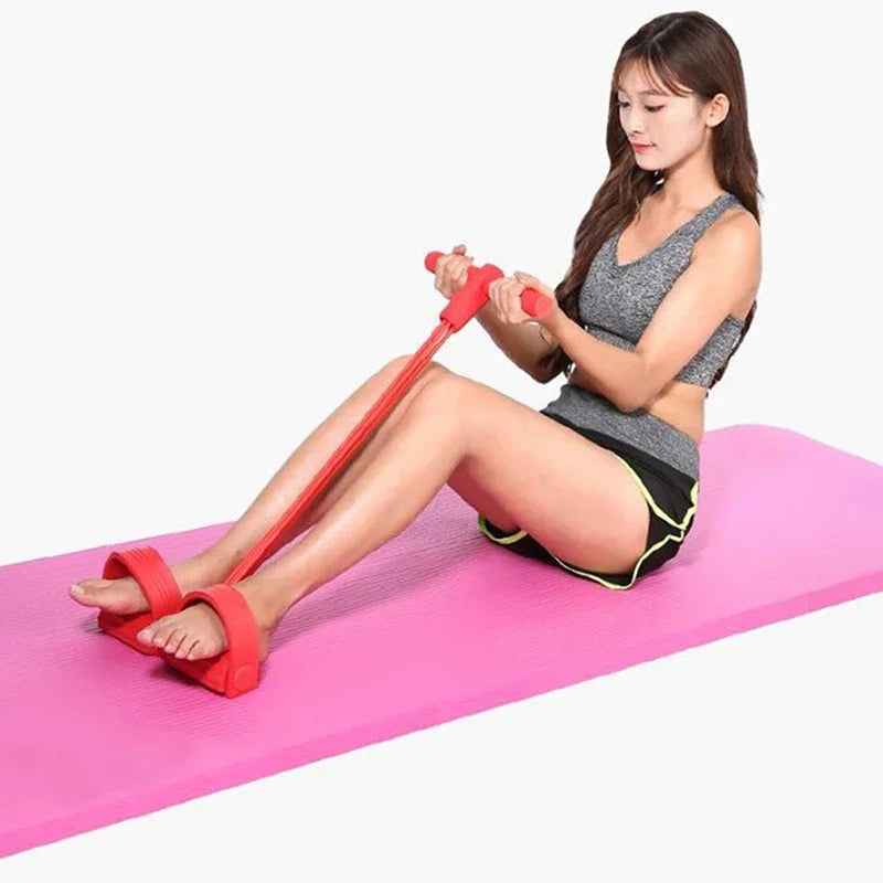 4 Tube Fitness Resistance Bands Latex Pedal Exercise - GilloServ