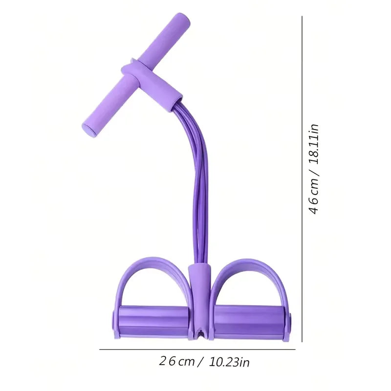 Four-Tube Tensioner Multi-Functional Household Fitness Yoga Abdominal Strengthening Elastic Band - GilloServ