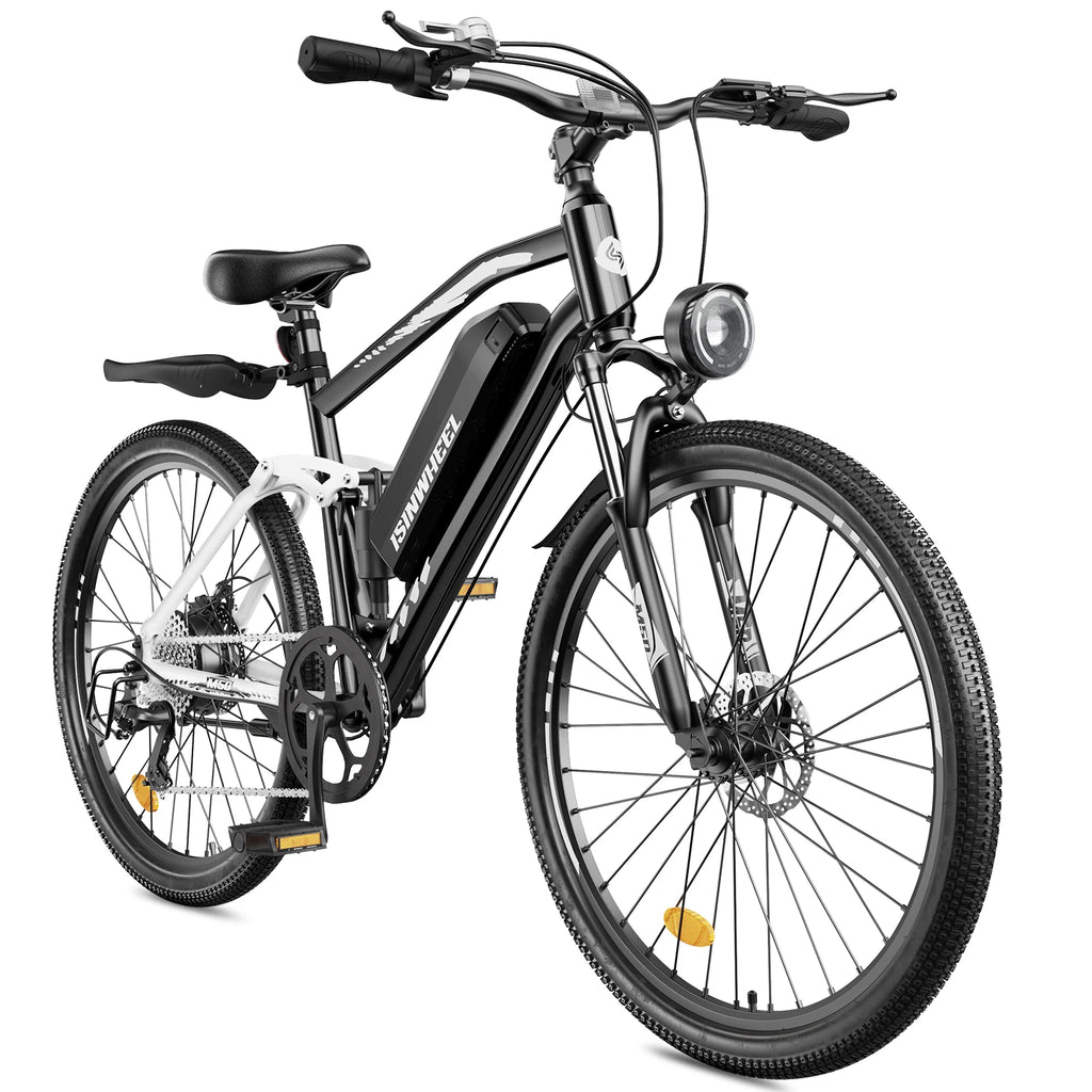 Isinwheel M50 Dual suspension E-bike For Adult 36V 13Ah Battery 500W Motor  27.5 Inch Tires City Electric bicycle - GilloServ