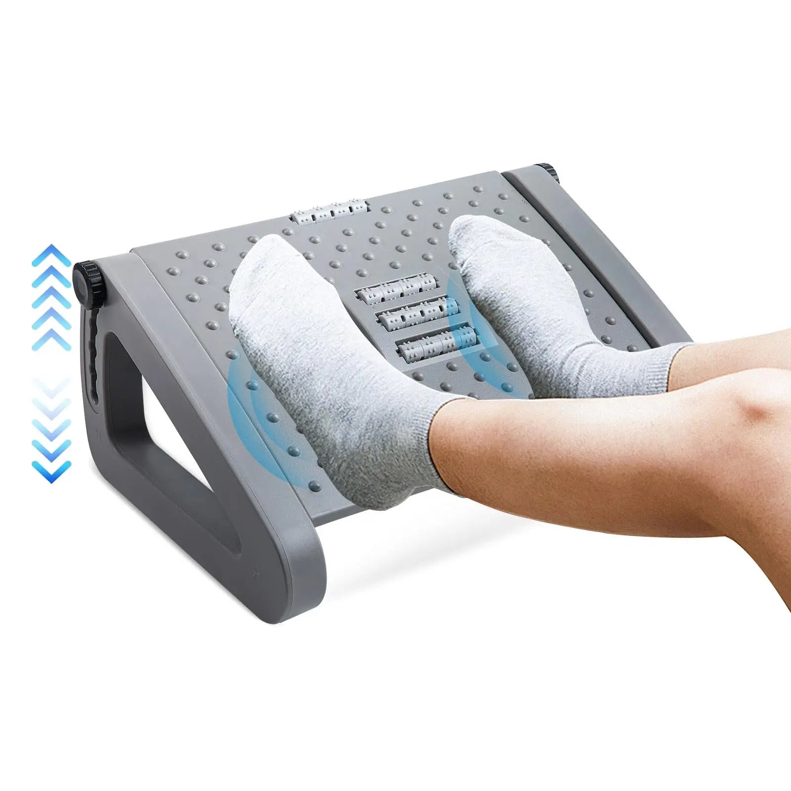 Foot Rest for Under Desk at Work,Adjustable Height Foot Rest Portable Under Desk Foot Stool for Home,Office - GilloServ