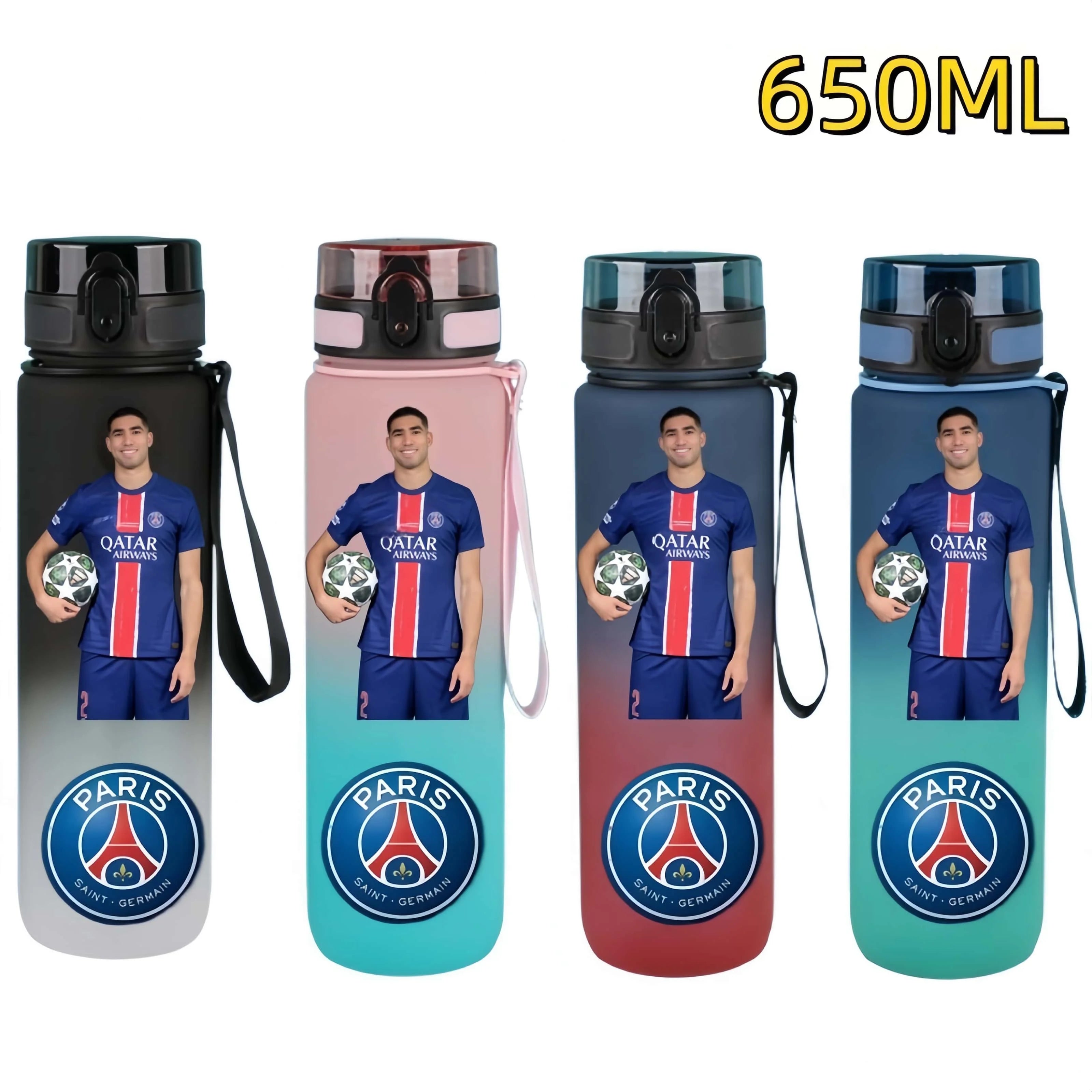 650mls. Champion Team Football Star Water Cup Sports Fitness - GilloServ