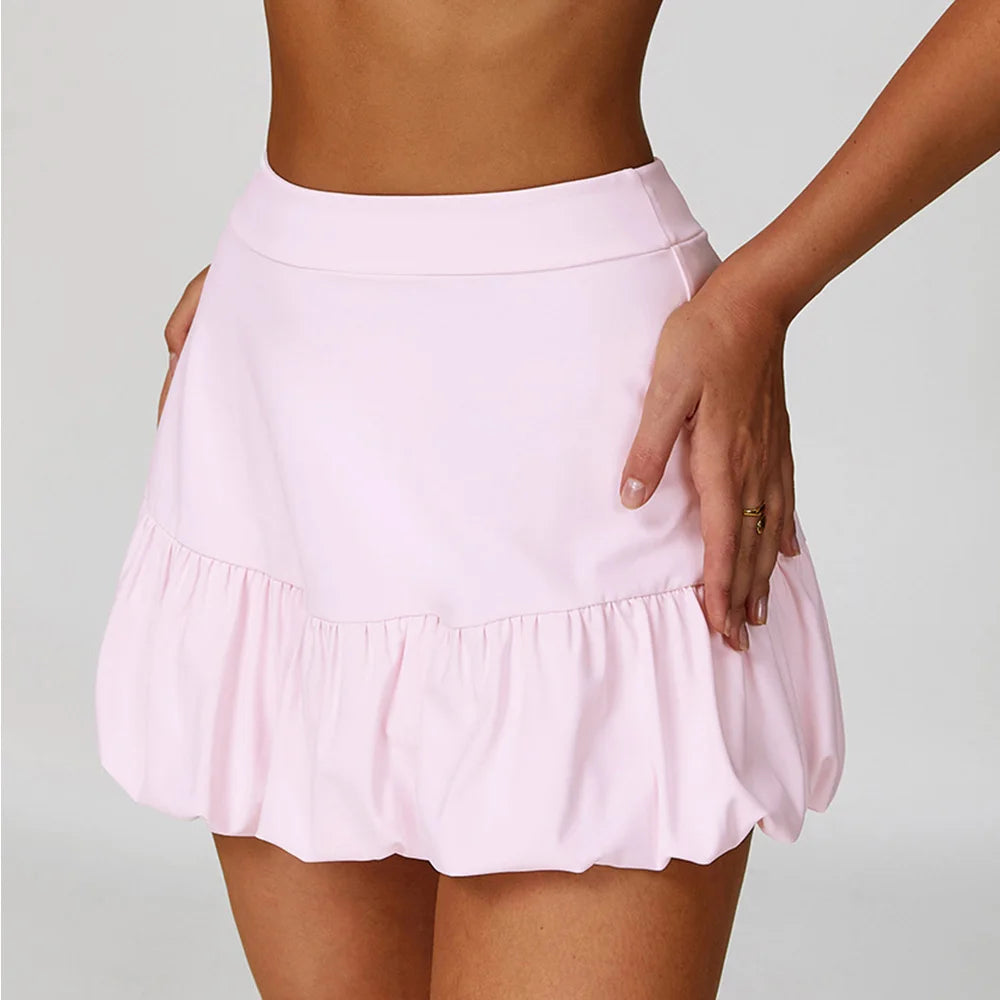 Tennis Yoga Skort Women High Waist Gym Sports Workout Cycling Running Skirt Shorts Fitness Quick Dry Yoga Skorts Sportwear - GilloServ