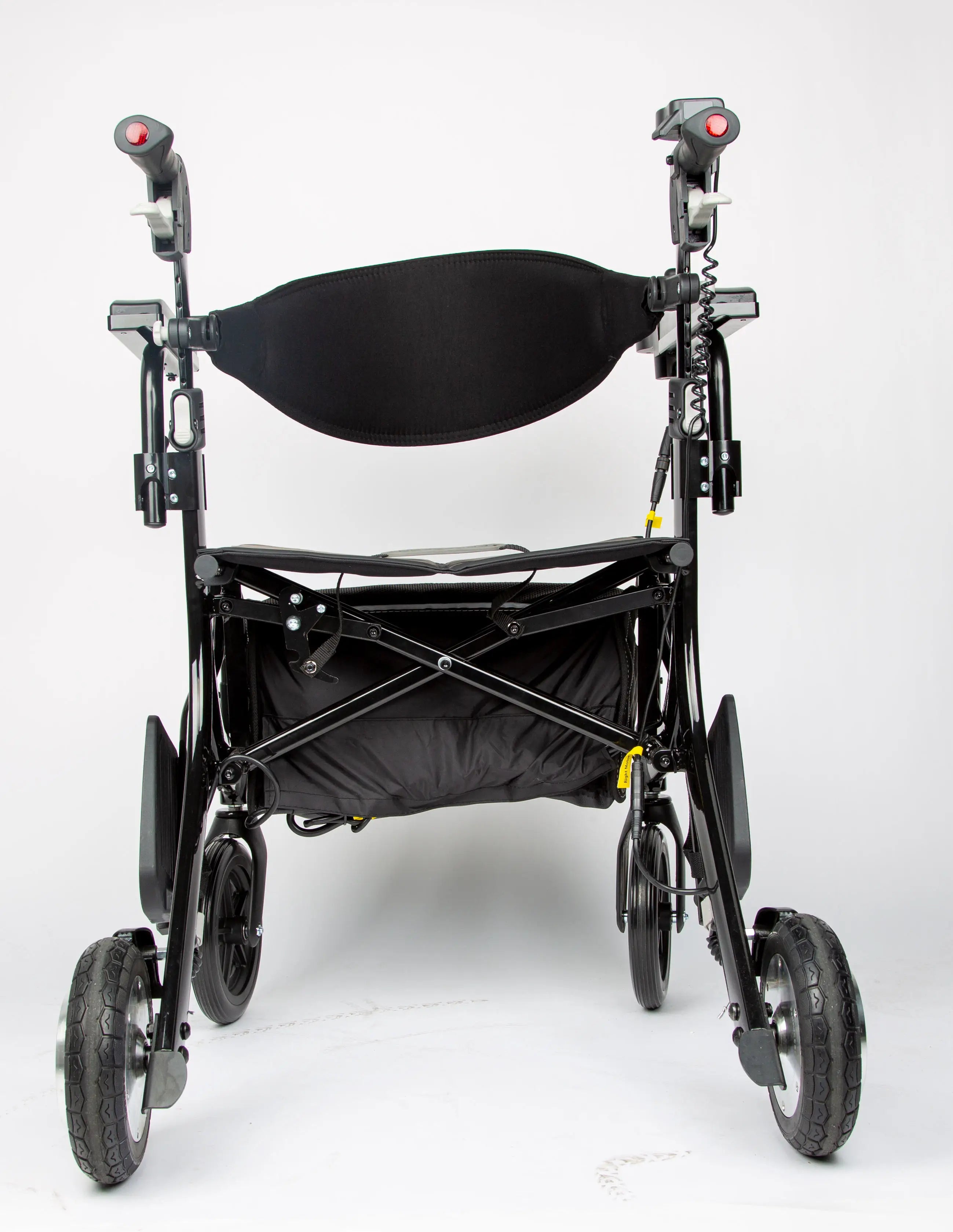 Lightweight Foldable All-Terrain Walker, Rollator Elderly Mobility Wheelchair, Carrier Shopping Cart - GilloServ