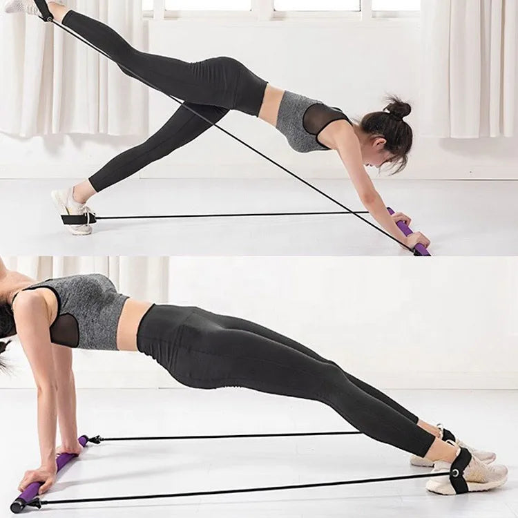 Hot sales rubber fitness rope belt portable squat yoga exercise - GilloServ