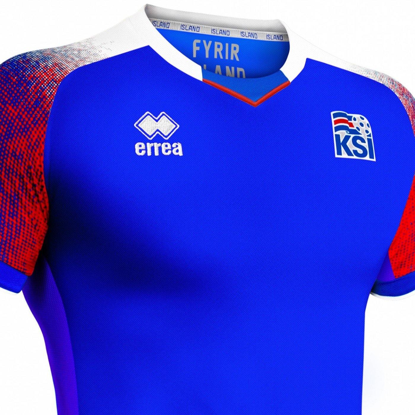 Iceland national Soccer team Home jersey 2018/19 - Errea-3
