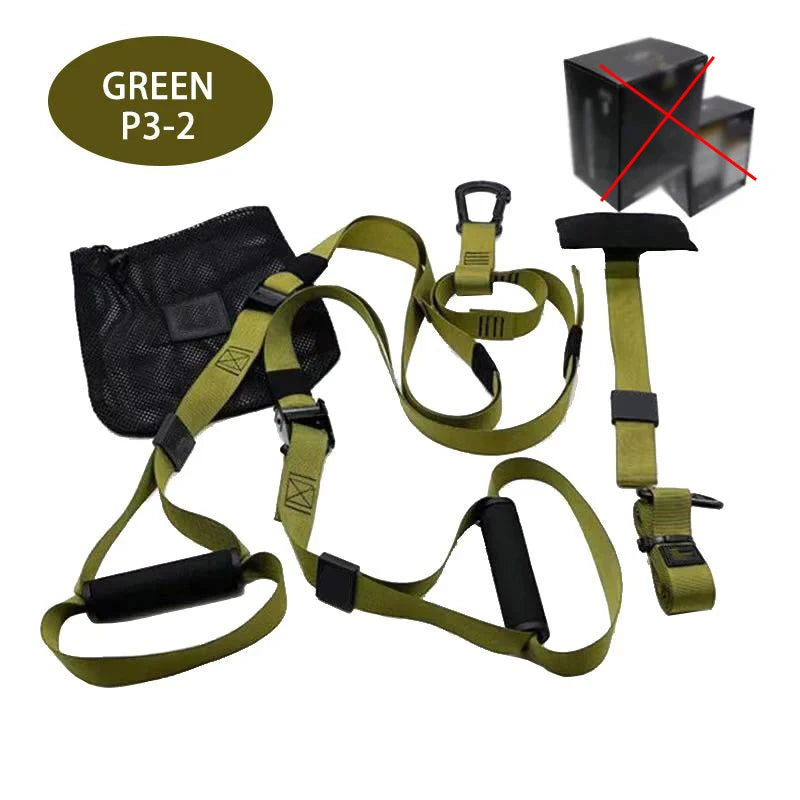 Hanging Training Strap Adjustable Fitness Band Chest Exercise Strap Pull Rope Resistance Band Set Home Gym Exercise Equipment - GilloServ