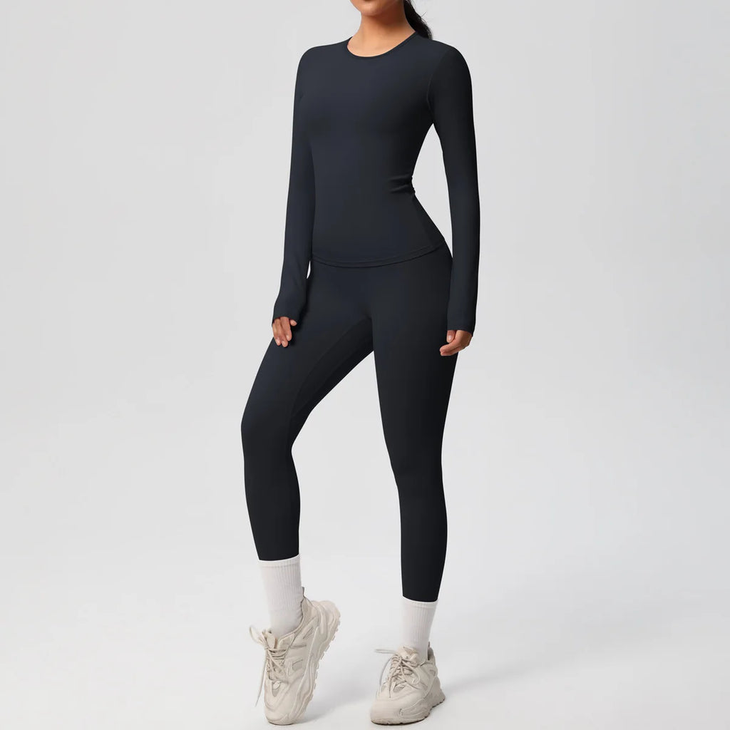 New Tracksuit 2 Pieces Yoga Suit Sports Set Sportswear Gym Set - GilloServ