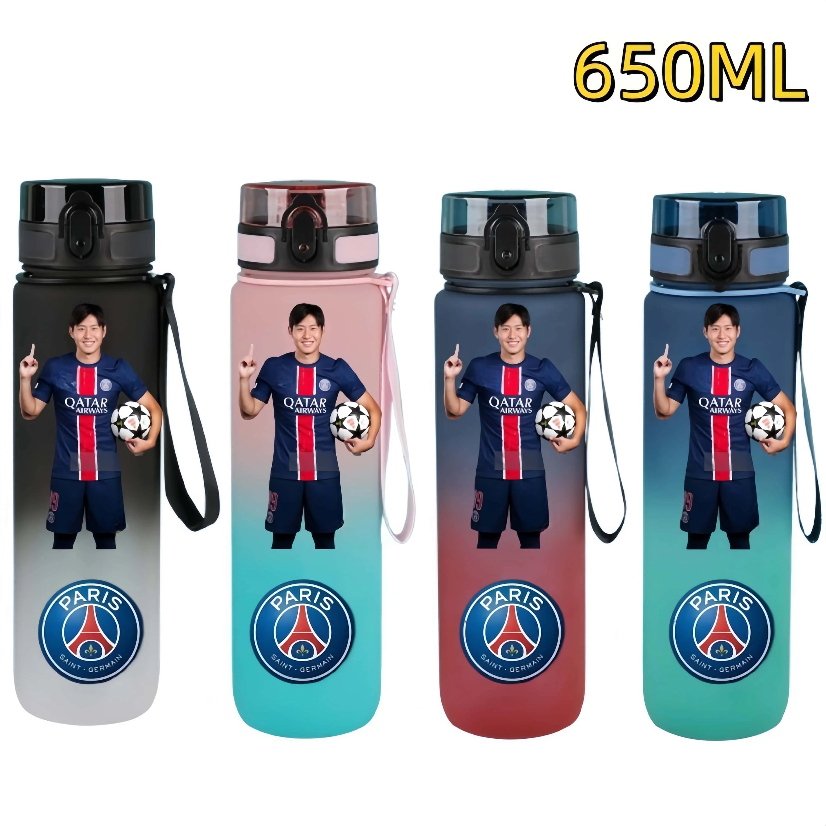 650mls. Champion Team Football Star Water Cup Sports Fitness - GilloServ