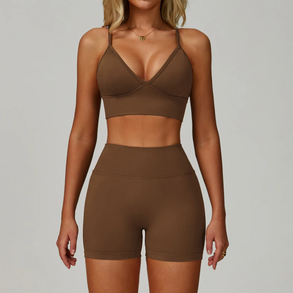 Yoga Gym Clothes Women Tracksuit// Workout //Outfits Fitness Set - GilloServ