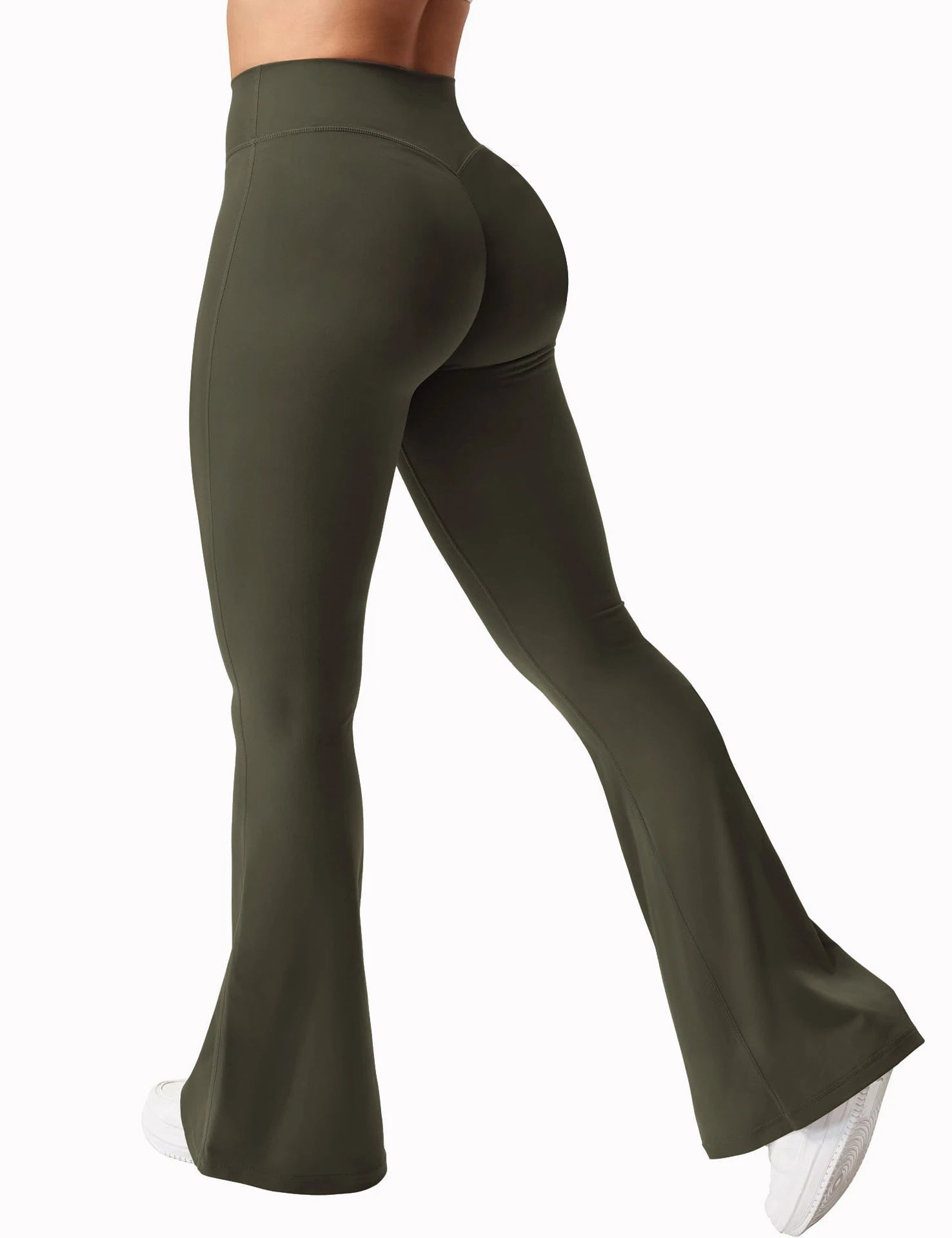 Best Yoga Pants Womens High Waist Hip Lifting Wide Leg Pants - GilloServ