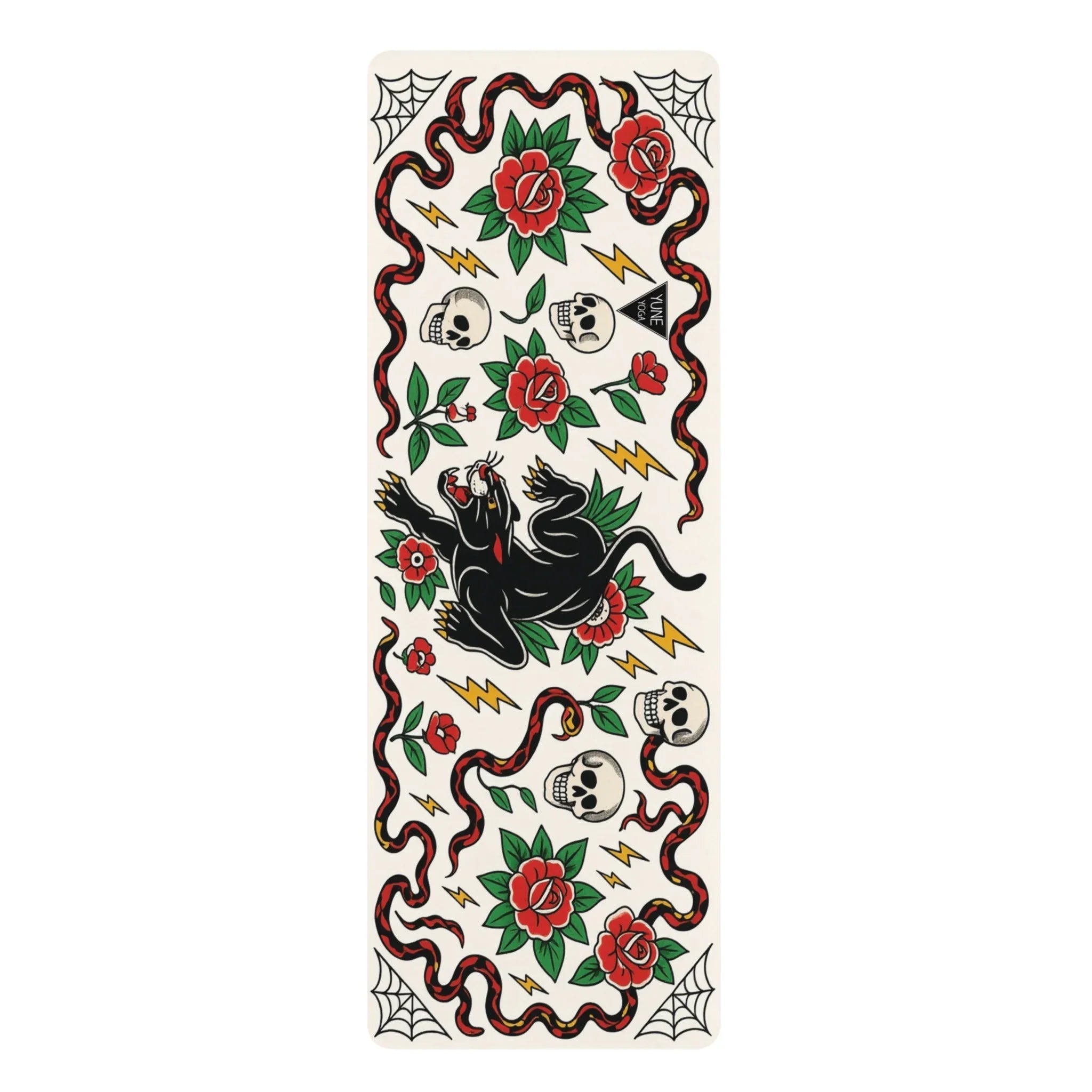 Nine Lives, Zero Slips — Black Cat Yoga Mat (3mm) | Yune Yoga - GilloServ