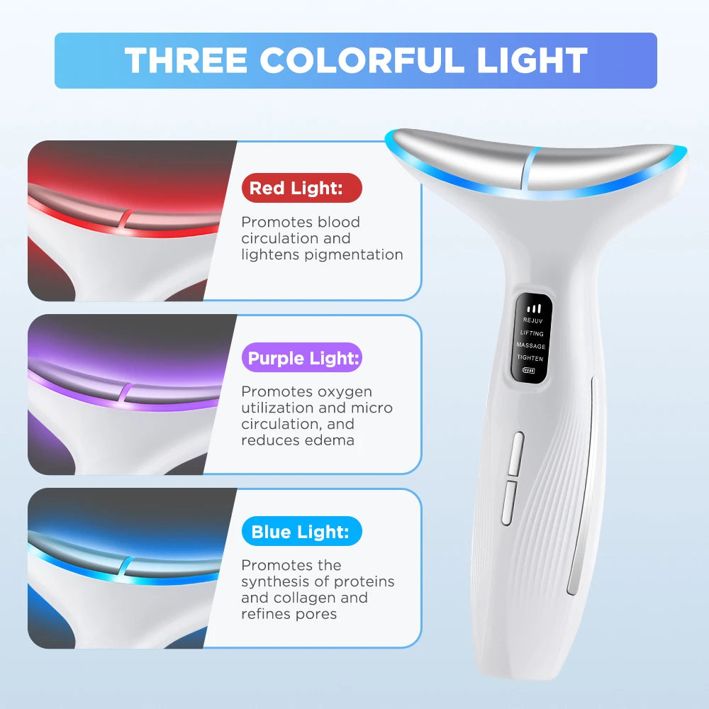 Neck Face Beauty Device EMS Vibration Massage/Care Home Use Beauty Device - GilloServ