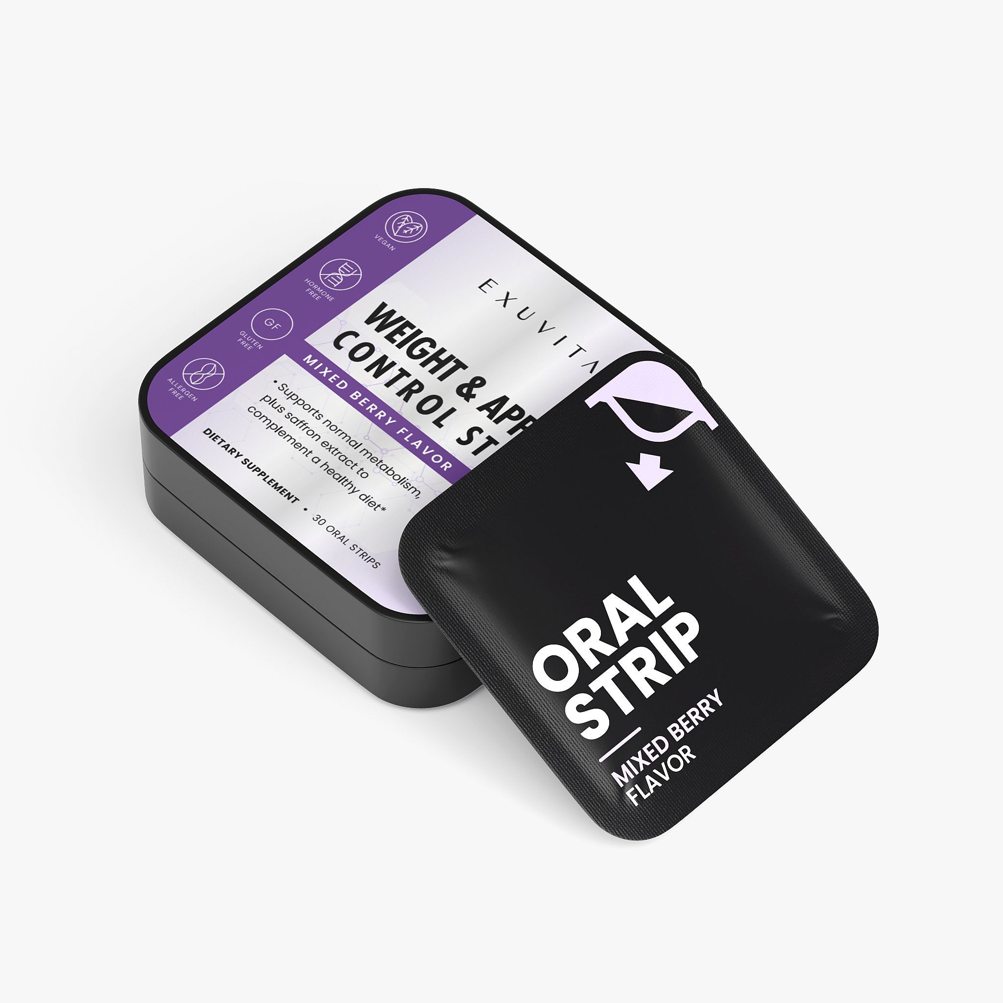 Exuvital Weight And Appetite Control Strips For Daily Metabolic Support