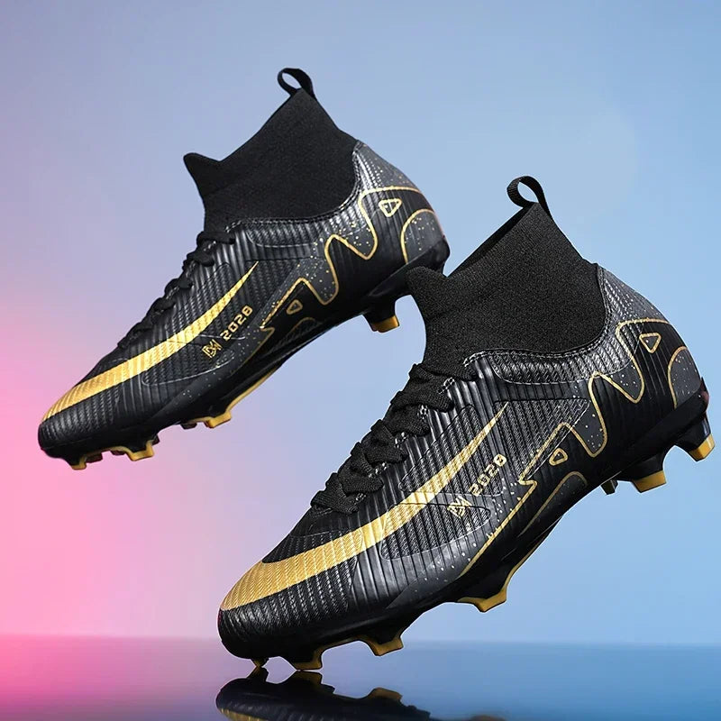Best Quality New Ultralight Soccer Shoes//High Ankle Football Boots High-quality - GilloServ