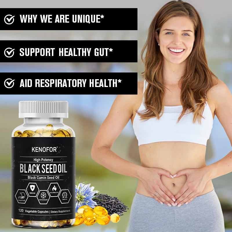 Black Cumin Seed Oil/Organic with antioxidant,anti-inflammatory digestive health properties - GilloServ
