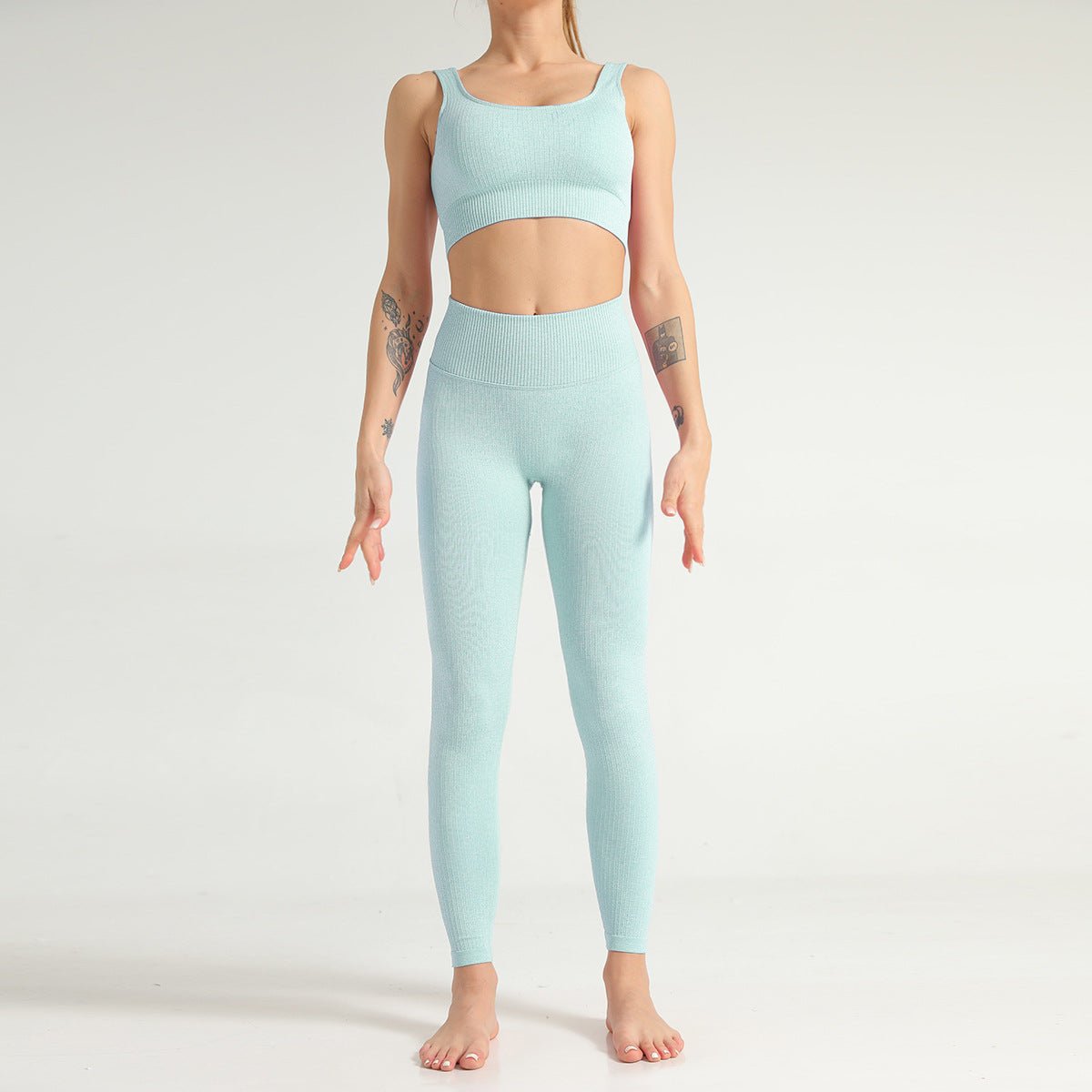 2 Piece Yoga Set Sports Bra and Leggings - GilloServ