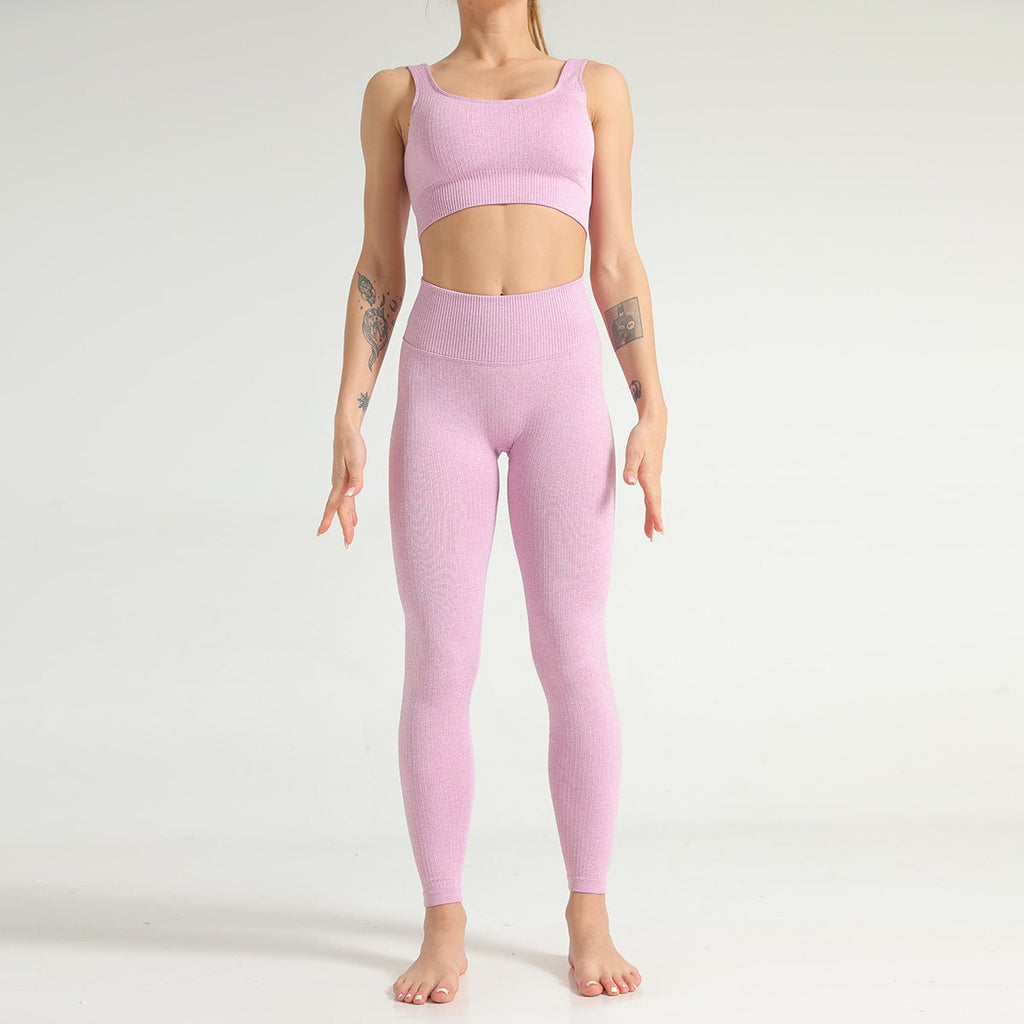 2 Piece Yoga Set Sports Bra and Leggings - GilloServ