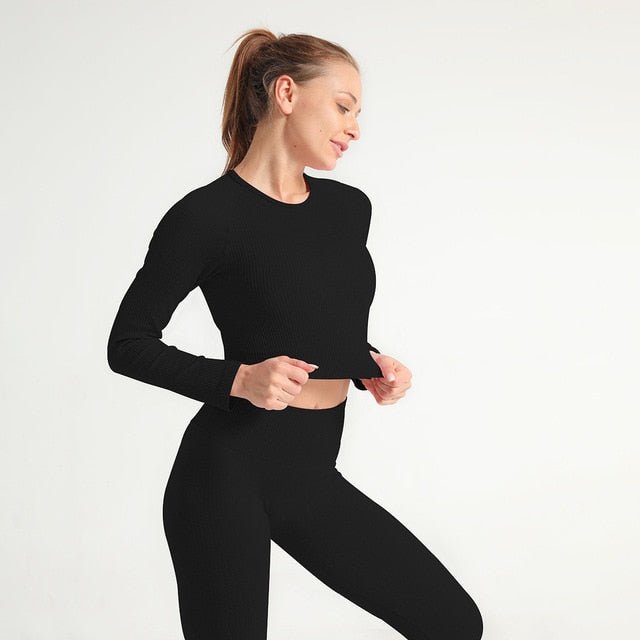 2 Piece Yoga Set Sports Bra and Leggings - GilloServ