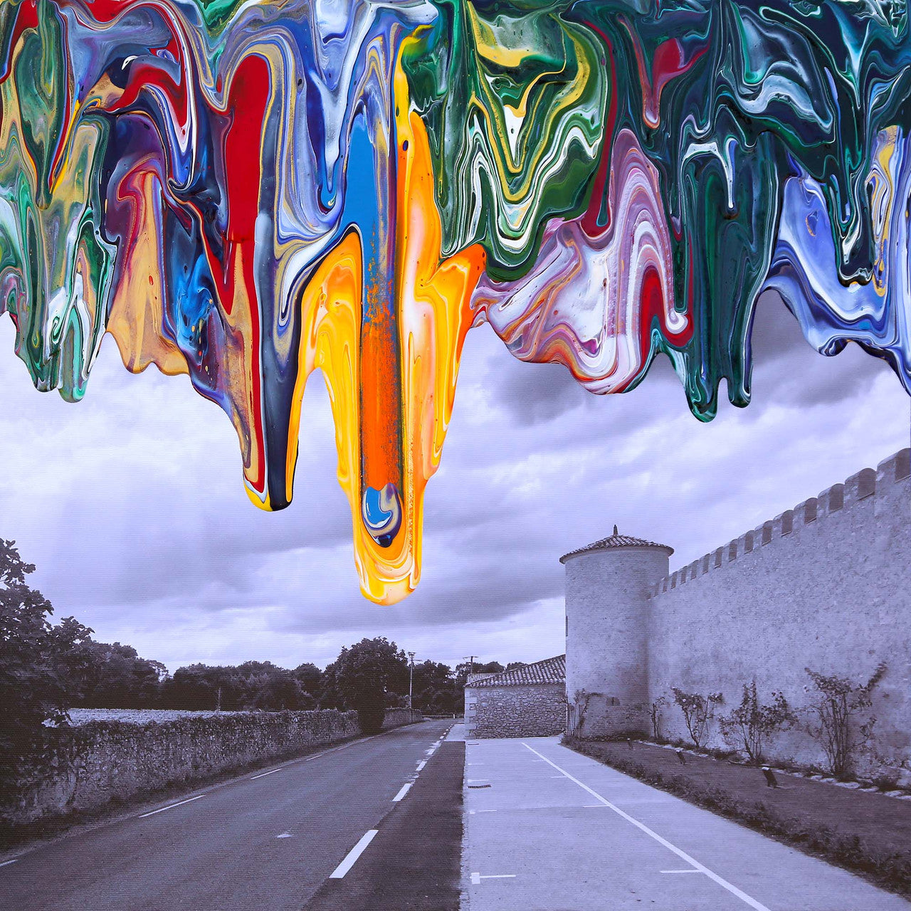 Antonio Wehrli Gravity Paint Drip Ring: Art into Jewelry-18K Gold-4