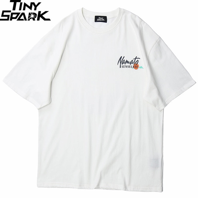 Great Wave T-Shirts Hip Hop Mens Streetwear - GilloServ