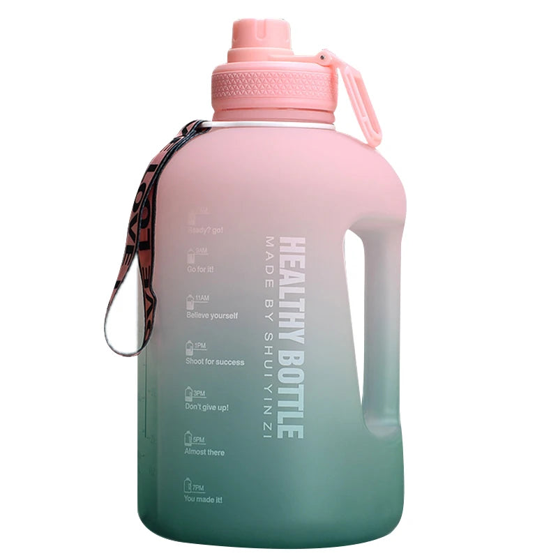 2.2Liters Large Capacity Cup//Fitness Gallon Straw Big Water Bottle - GilloServ