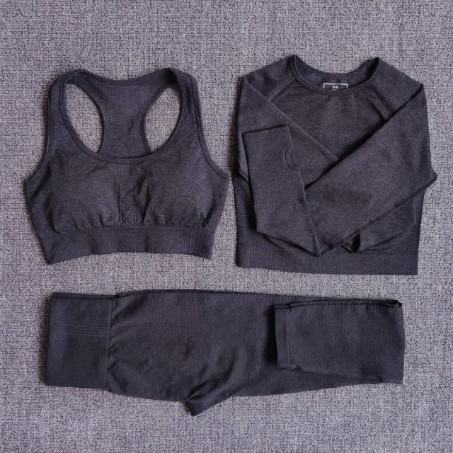 2/3/5PCS Seamless Women Yoga Set - GilloServ