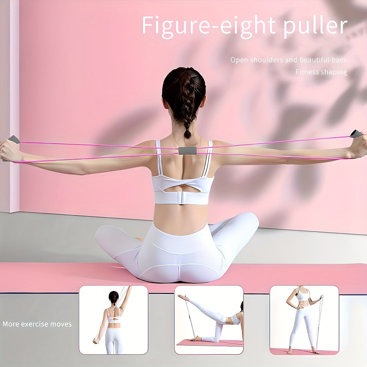 Yoga Pilates Fitness Set with Accessories (8pcs) - GilloServ