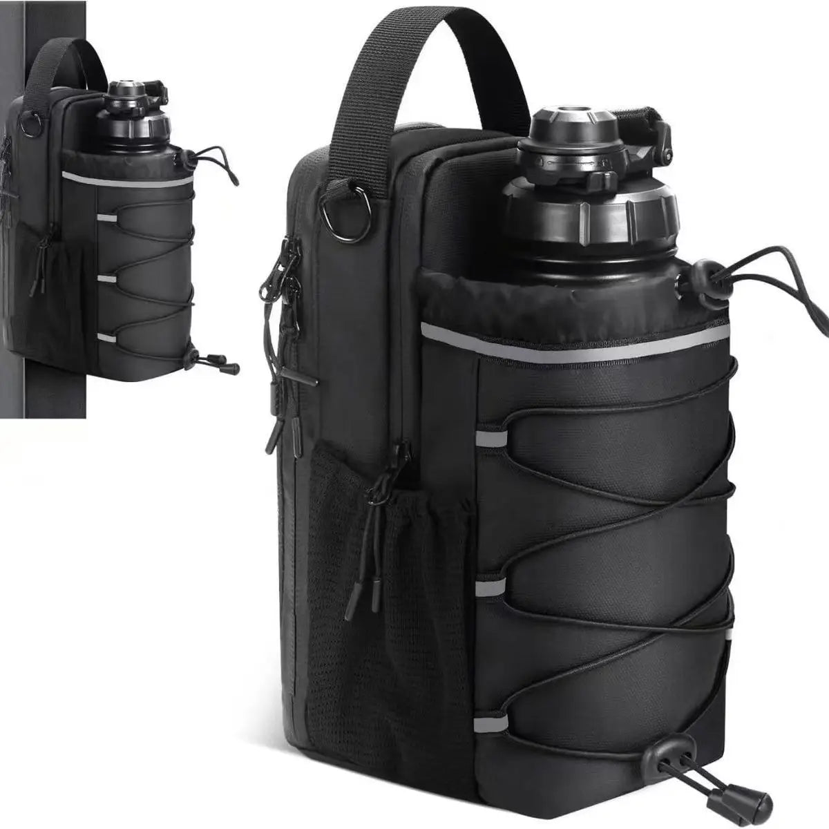Magnetic Water Bottle//Bag Adjustable//Large Capacity Gym Bottle - GilloServ