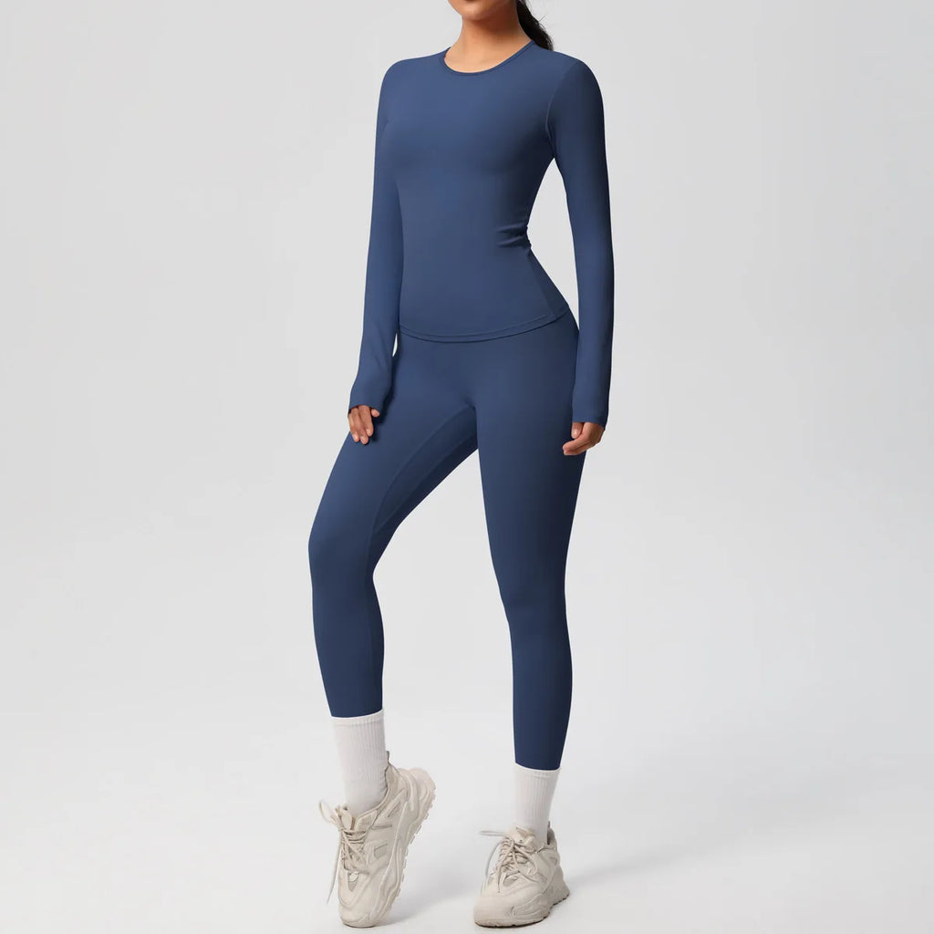 New Tracksuit 2 Pieces Yoga Suit Sports Set Sportswear Gym Set - GilloServ