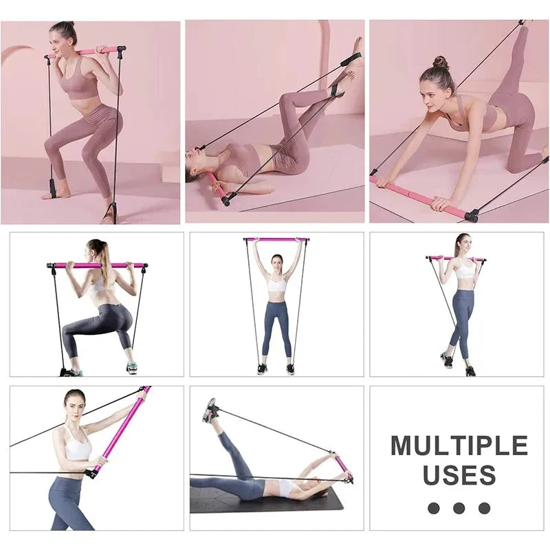 Multifunctional Pilates Bar Combination Fitness Bar Yoga Chest - GilloServ