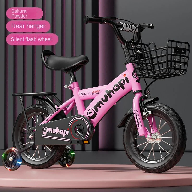 Children's Bicycle 3-week-old Baby Toy Bike 6-year-old Children's Bike 8-year-old Male and Female Balance Bike for Children - GilloServ