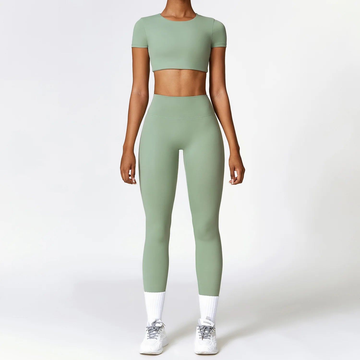Best 2/3PCS Yoga Set Women Workout Set Seamless Sportswear Gym Clothing - GilloServ