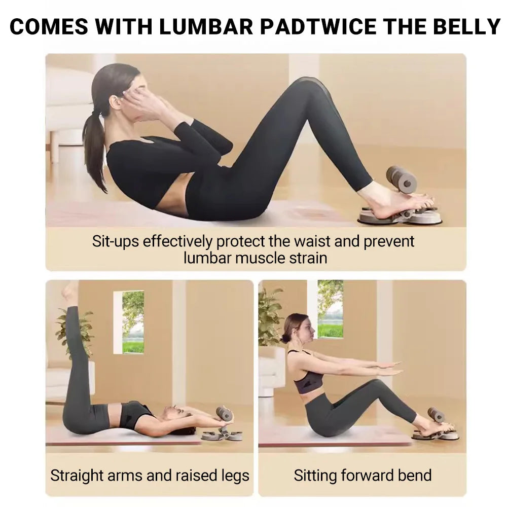 Adjustable Sit-Up Bar With 3 Suction Cups Portable Core - GilloServ