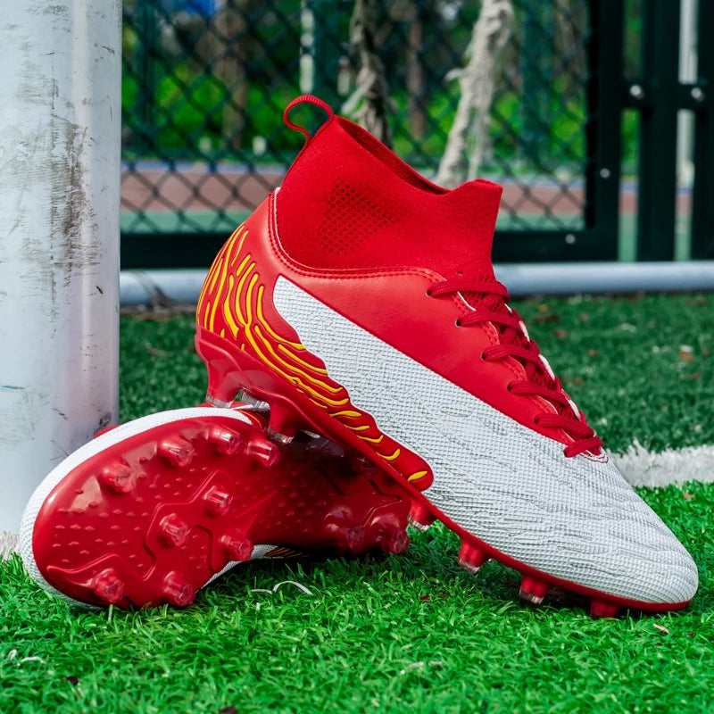 Best Quality Professional Soccer Shoes Men Anti-slip Grass Training Long Stud Sports Shoes - GilloServ