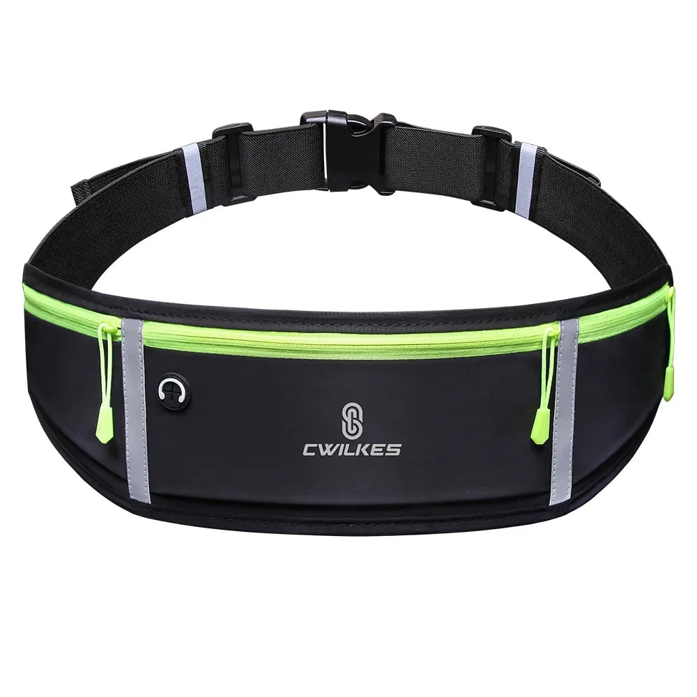 CWIKLES Sports Fanny Pack Women Running Belt Waist Bag Men Waterproof Gym Phone Pouch Banana Bags Run Accessories - GilloServ