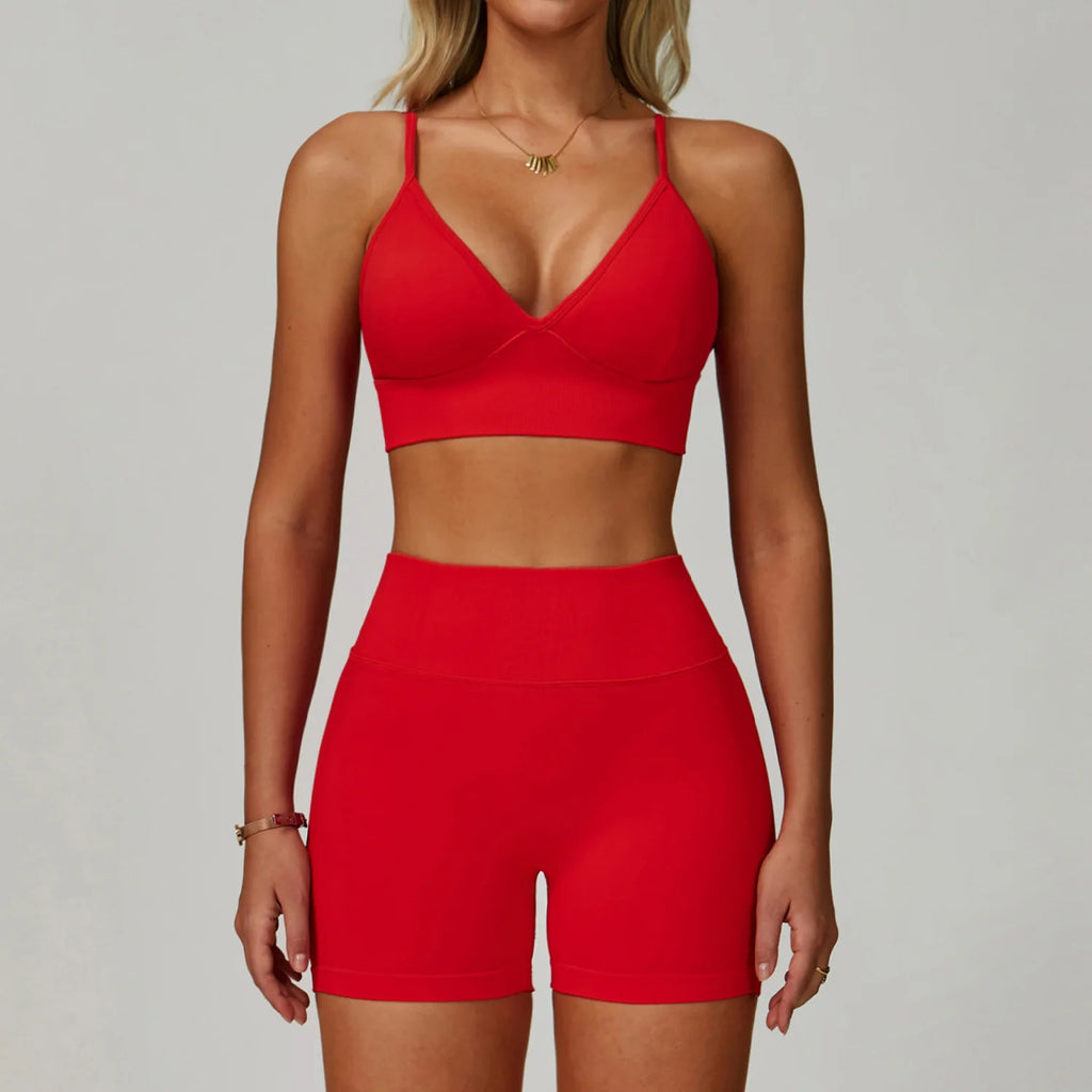 Yoga Gym Clothes Women Tracksuit// Workout //Outfits Fitness Set - GilloServ