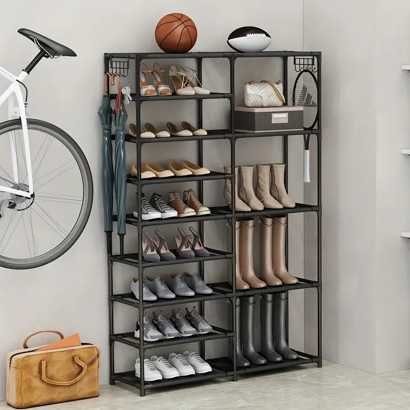 From sneakers to stilettos, this 9-tier Shoe Rack has room for all - GilloServ