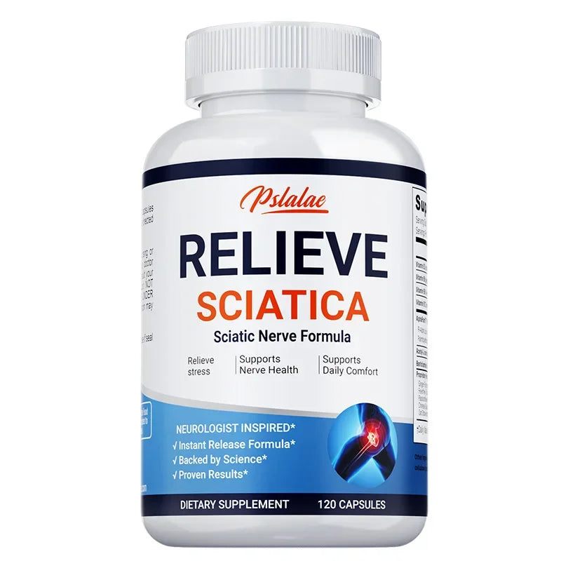 Relieve Sciatica - Relieve Pain, Improve Flexibility, Support Nerve and Joint Health, Relax Muscles - GilloServ