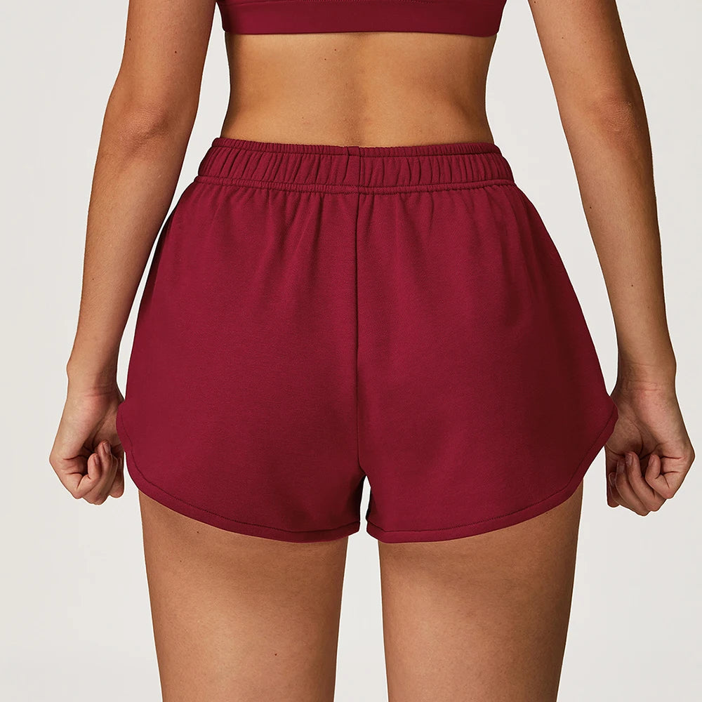 Yoga Shorts Women Fitness Yoga Pants Elastic Running Workout Short Leggings For Ladies Gym Sport Shorts Fitness Sportwear - GilloServ