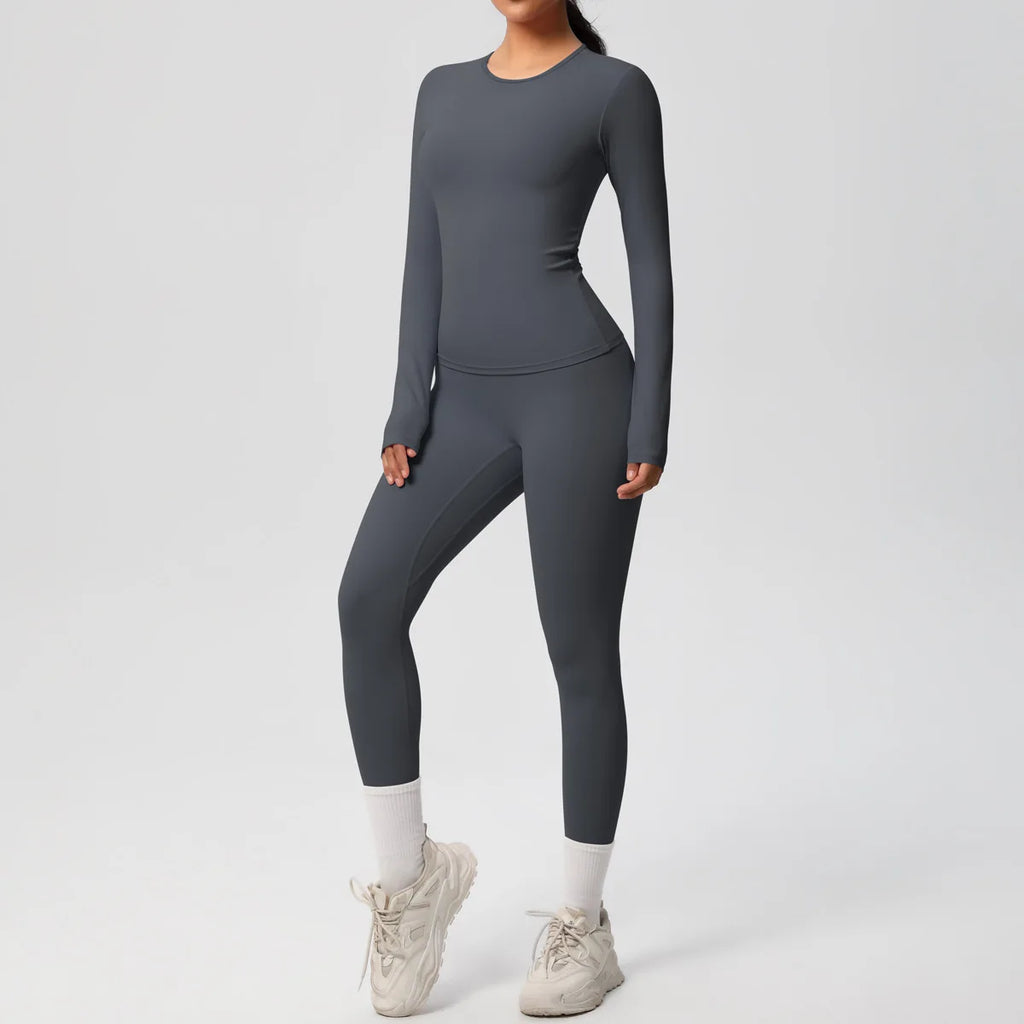 New Tracksuit 2 Pieces Yoga Suit Sports Set Sportswear Gym Set - GilloServ