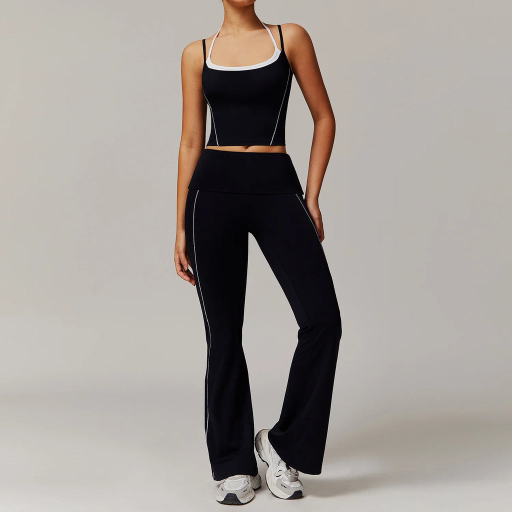 Women's Tracksuit 2PCS Fitness Suit Yoga Sets Sportswear - GilloServ