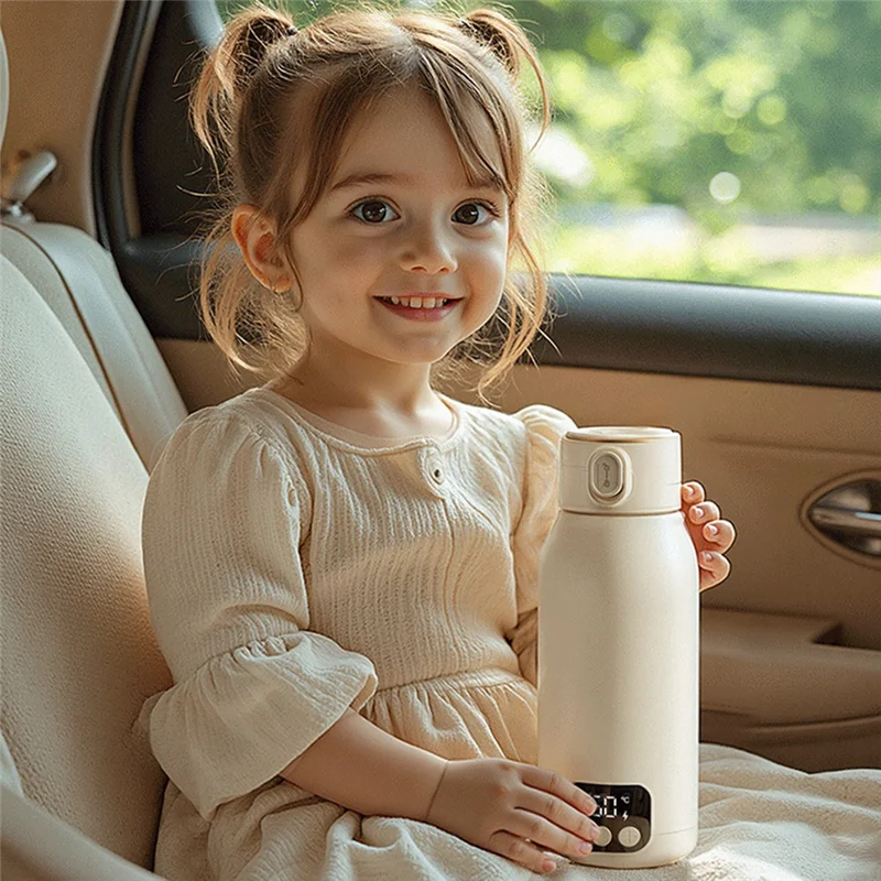 Wireless Boiling Water 35-100℃ Baby Milk Warmer Portable Bottle - GilloServ