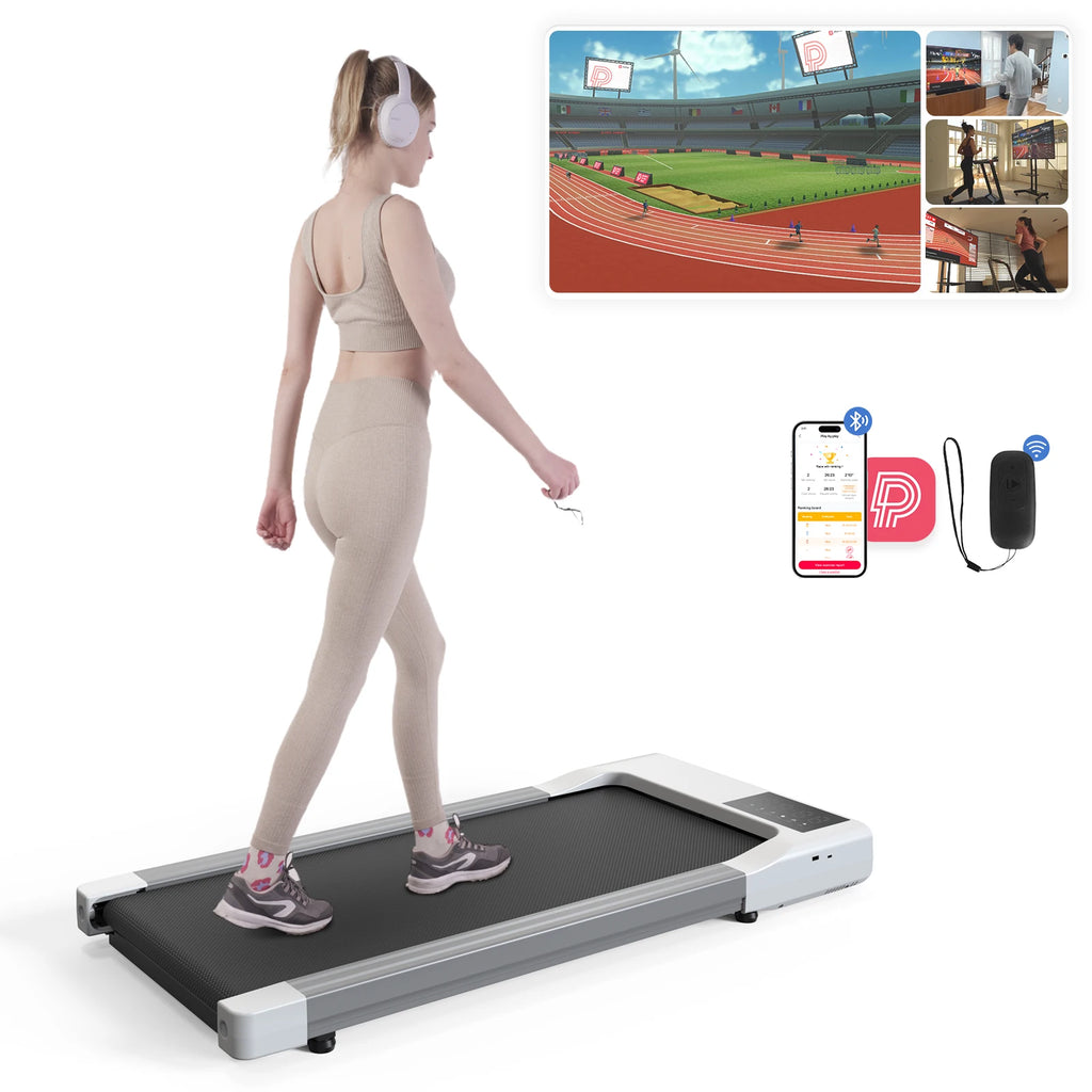 Hot Sale Treadmill 2in1 Treadmills for Home/Office Remote Control LCD Display Adjustable Speed Walking Pad Exercise Machine - GilloServ