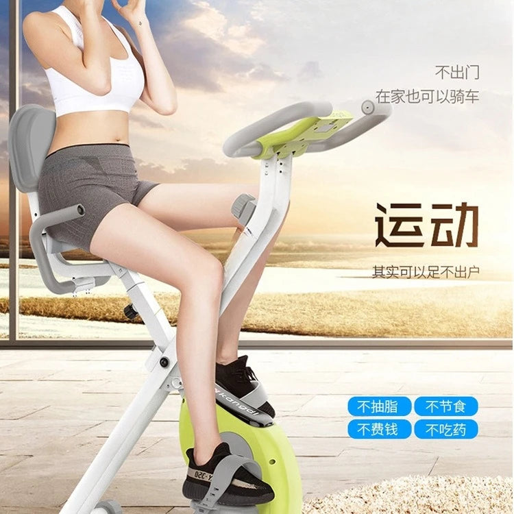 Home Exercise Bike Magnetic Control Pedal Bike Foldable Spinning Bike Indoor Sports Equipment - GilloServ
