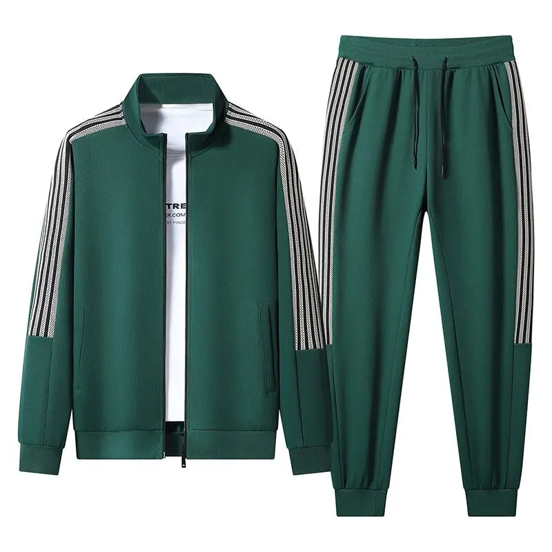 Spring and Autumn Fashion Trend Sports Fitness Jacket Set - GilloServ