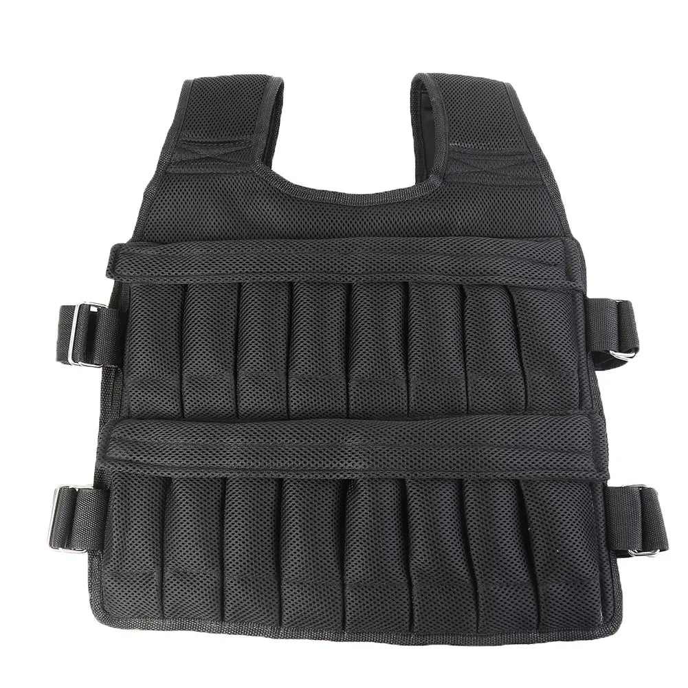 1-50kg Weighted Vest Adjustable Loading Weight Jacket Exercise Waistcoat - GilloServ