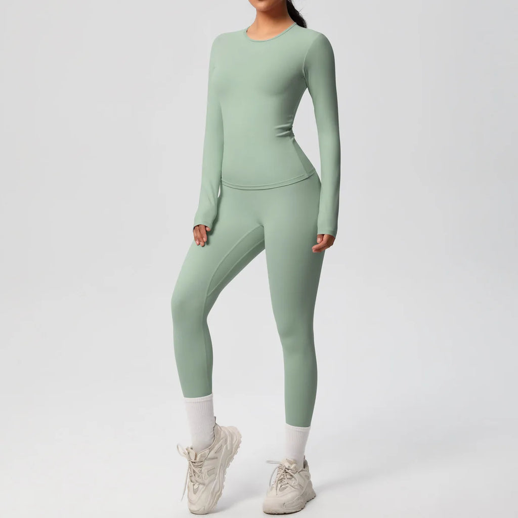 New Tracksuit 2 Pieces Yoga Suit Sports Set Sportswear Gym Set - GilloServ